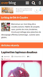 Mobile Screenshot of de-a-coudre.over-blog.com