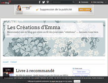 Tablet Screenshot of lescreationsdemma.over-blog.fr