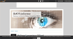 Desktop Screenshot of langenieuxvillard.over-blog.com