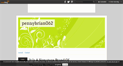 Desktop Screenshot of pennybrian062.over-blog.com