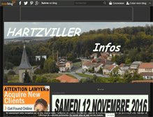 Tablet Screenshot of hartzviller-infos.over-blog.fr