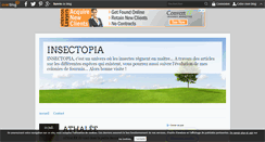Desktop Screenshot of insectopia.over-blog.com