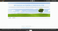 Desktop Screenshot of mecanique-automobile.over-blog.com