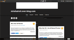 Desktop Screenshot of mirahairoil.over-blog.com