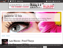 Tablet Screenshot of galerie13bis.over-blog.fr