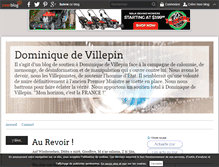 Tablet Screenshot of halte-au-complot-contre-villepin.over-blog.com