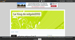 Desktop Screenshot of ndgski2012.over-blog.com