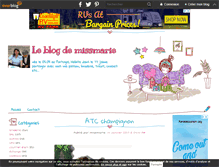 Tablet Screenshot of missmarie.over-blog.fr
