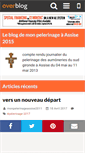 Mobile Screenshot of monpelerinageassise2011.over-blog.com