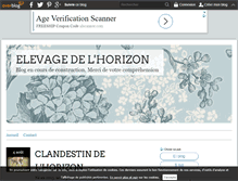Tablet Screenshot of elevagedelhorizon.over-blog.com