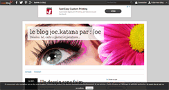 Desktop Screenshot of joe.katana.over-blog.com