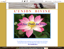 Tablet Screenshot of lafinefleurduyoga.over-blog.com