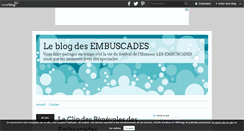 Desktop Screenshot of lesembuscades.over-blog.com