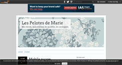 Desktop Screenshot of lespelotesdemarie.over-blog.com