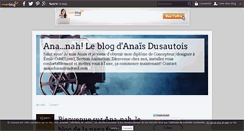 Desktop Screenshot of anaisdusautois.over-blog.com