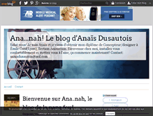 Tablet Screenshot of anaisdusautois.over-blog.com