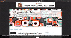 Desktop Screenshot of lepigmentdesfees.over-blog.fr