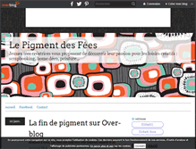 Tablet Screenshot of lepigmentdesfees.over-blog.fr