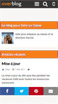 Mobile Screenshot of faireclasse.over-blog.com