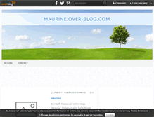 Tablet Screenshot of maurine.over-blog.com