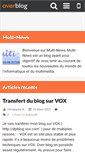 Mobile Screenshot of multi-news.over-blog.com