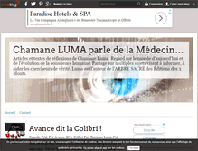 Tablet Screenshot of chamane-luma.over-blog.com