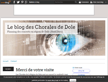 Tablet Screenshot of choralesdedole.over-blog.com
