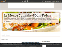 Tablet Screenshot of oumfadwacuisine.over-blog.com