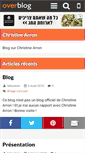 Mobile Screenshot of christine-arron.over-blog.com