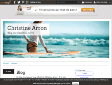 Tablet Screenshot of christine-arron.over-blog.com