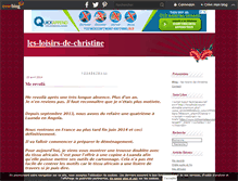 Tablet Screenshot of les-loisirs-de-christine.over-blog.com