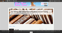 Desktop Screenshot of chiensaadopter.over-blog.com