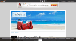 Desktop Screenshot of lankatrip.over-blog.com