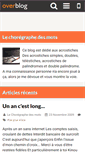 Mobile Screenshot of la-danse-des-mots.over-blog.fr