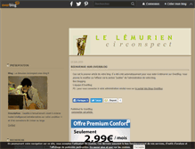 Tablet Screenshot of lelemurien.over-blog.fr
