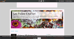 Desktop Screenshot of lesfoliesdalinet.over-blog.fr