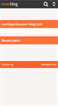 Mobile Screenshot of markhgorton.over-blog.com