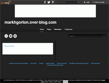 Tablet Screenshot of markhgorton.over-blog.com