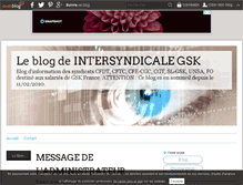 Tablet Screenshot of intersyndicale.gsk.over-blog.com