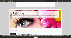 Desktop Screenshot of antidotes.over-blog.com