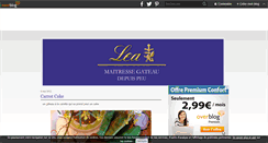 Desktop Screenshot of leamaitressegateau.over-blog.com