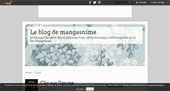 Desktop Screenshot of mangasnime.over-blog.com