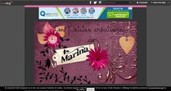 Desktop Screenshot of lespetitescreationsdemarina.over-blog.fr