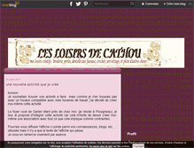 Tablet Screenshot of loisirsdecathou.over-blog.com