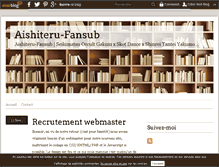 Tablet Screenshot of aishiteru.over-blog.com