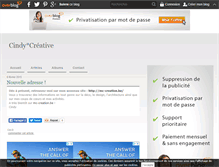Tablet Screenshot of cindy-s-touch.over-blog.com