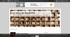 Desktop Screenshot of fou.d.book.over-blog.fr