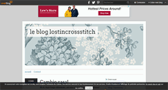 Desktop Screenshot of lostincrossstitch.over-blog.com