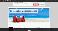 Desktop Screenshot of chroniqueschinoises.over-blog.com