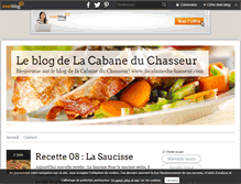 Tablet Screenshot of leblogdelacabaneduchasseur.over-blog.com